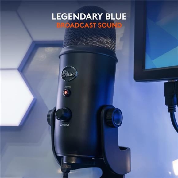 Blue Yeti USB Microphone for Gaming, Streaming, Podcasting, Twitch, YouTube - Picture 2 of 6